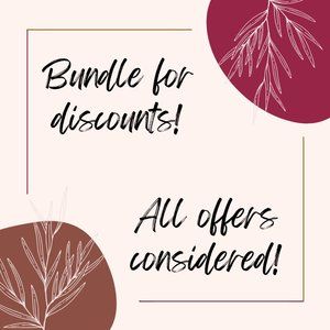 Bundle for discounts! All offers considered!!